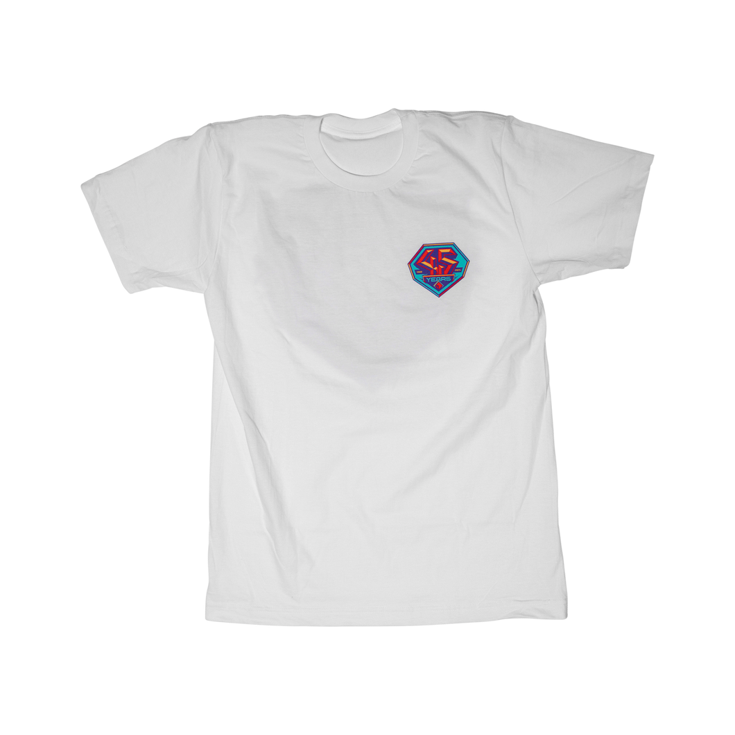 POP-45WHITE-L Front View