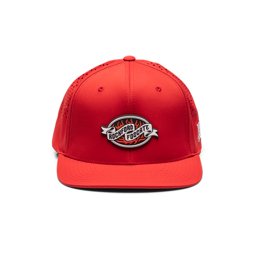 POP-BBFLAMESHAT-RED Front View